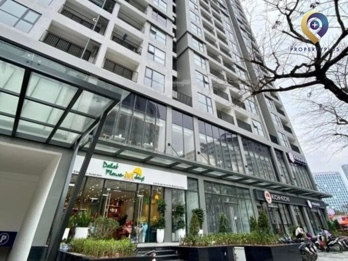 Khu vực sảnh ngoài tòa nhà The Park Home tại Cầu Giấy